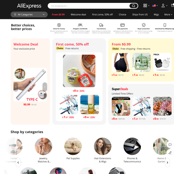 AliExpress Screenshot