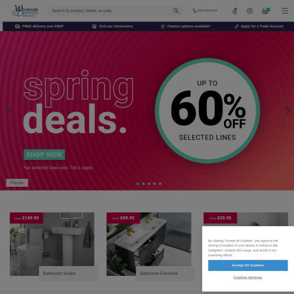 Wholesale Domestic Screenshot