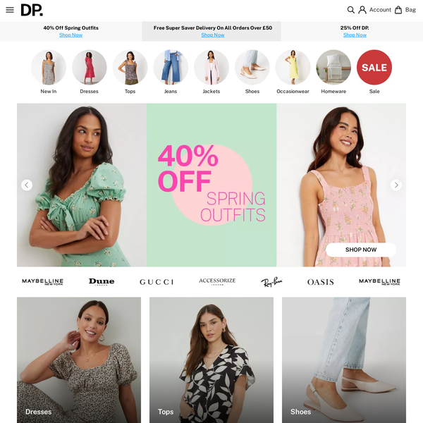 Dorothy Perkins Screenshot