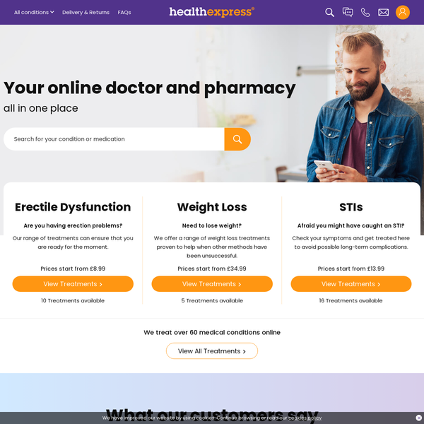 HealthExpress Screenshot