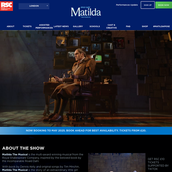 Matilda Musical Screenshot