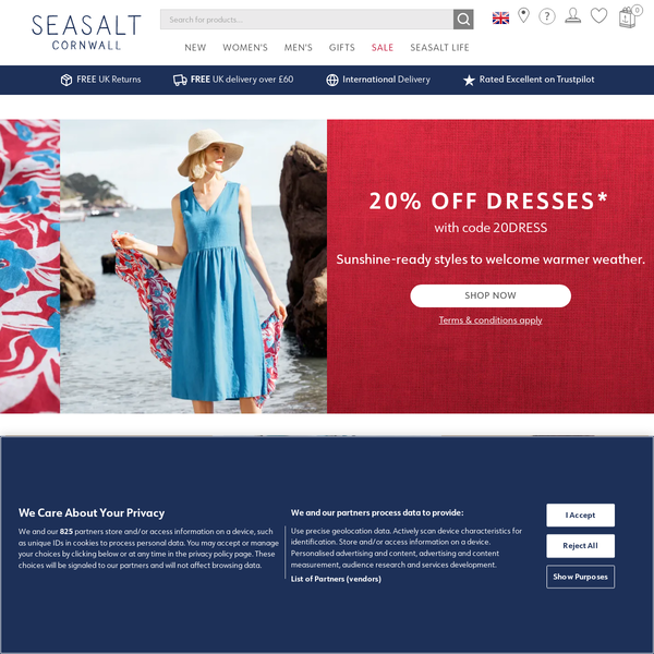 Seasalt Cornwall Screenshot