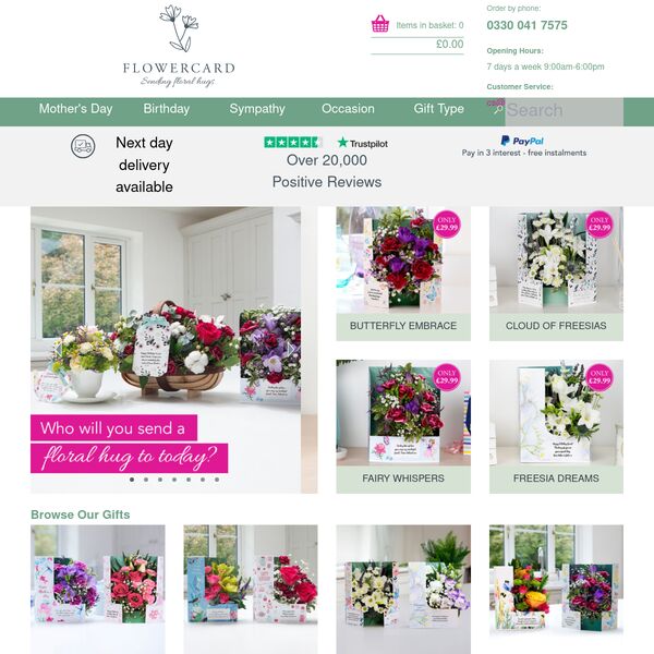 Flowercard Screenshot